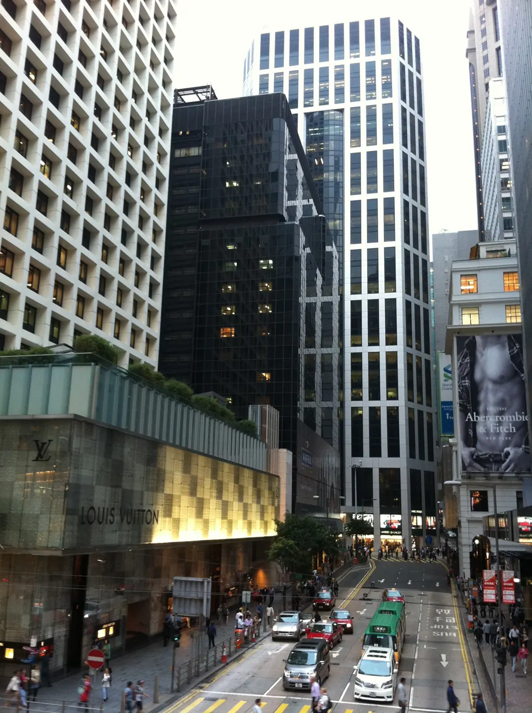 Office towers on Pedder Street in Central, Hong Kong