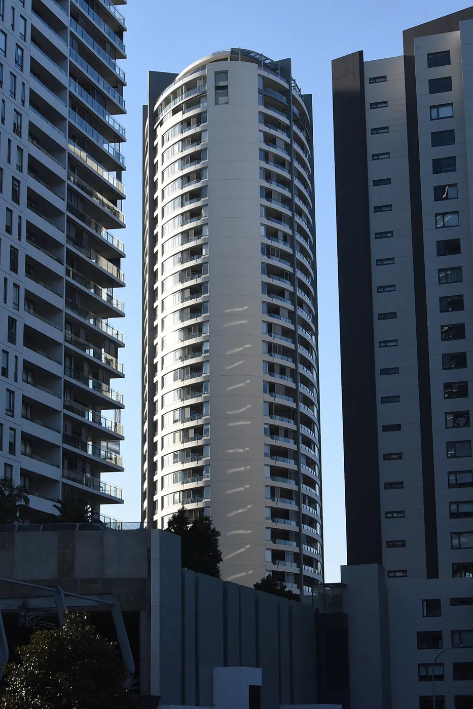 High-rise apartment buildings in Chatswood, Sydney